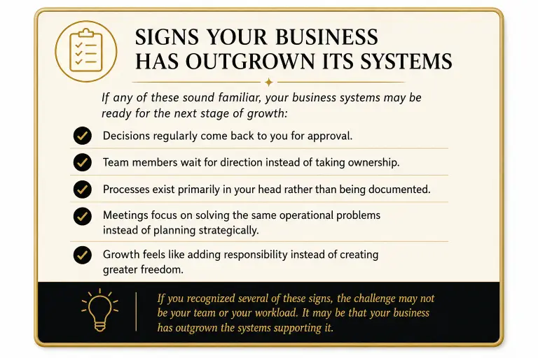 Signs Your Business Has Outgrown Its Systems